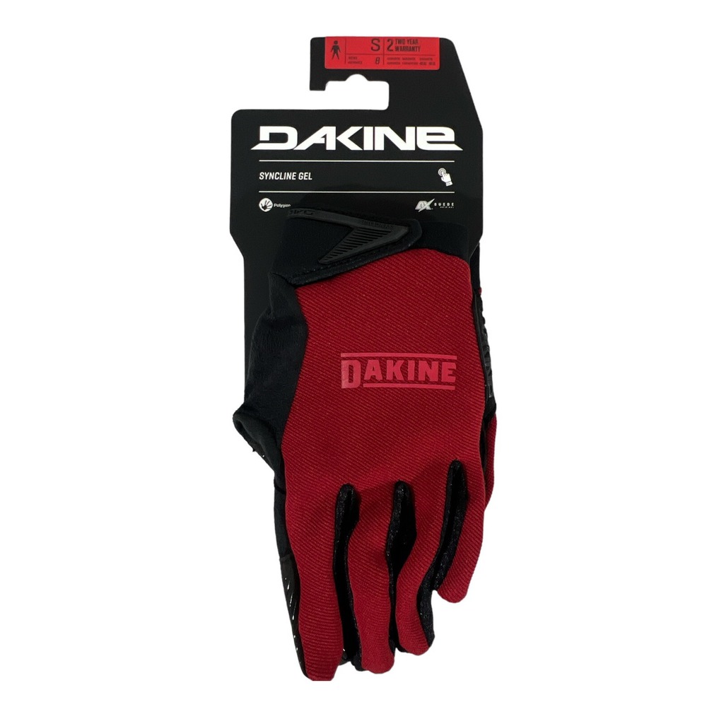 DAKINE Syncline Deep Red Gel Bike Gloves (D.100.5391.614) SMALL